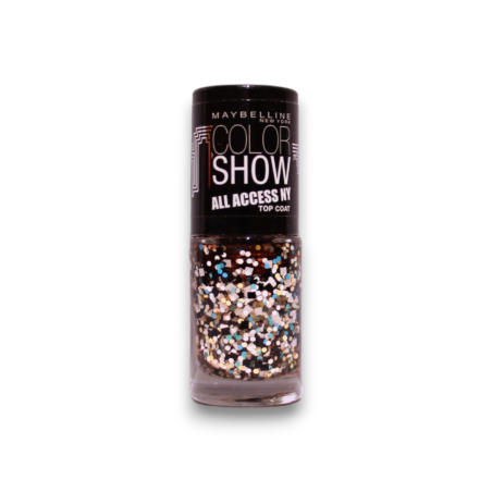 Maybelline, Color Show All Access, Top Coat, Nail Polish, Nr. 423, Broadway Lights, 7 ml