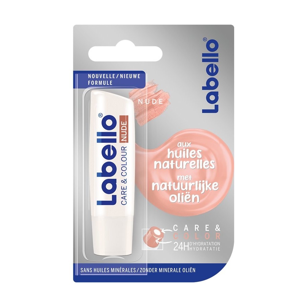 Labello Pflege- und Color Nude-Lippenbalsam 4,8 g