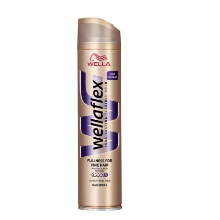 Wella, Wellaflex Fullness, Hair Spray, For Volume, Ultra-Stong Hold, 250 ml