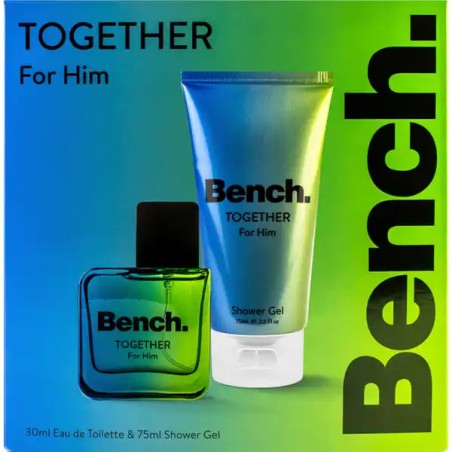 Bench Together for Him Eau de Toilette 30 ml / 1.0 fl oz + Shower Gel 75 ml / 2.5 fl oz