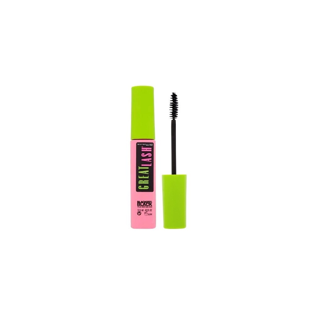 Maybelline Great Lash Blackest Black Mascara 12,5 ml Schwarz