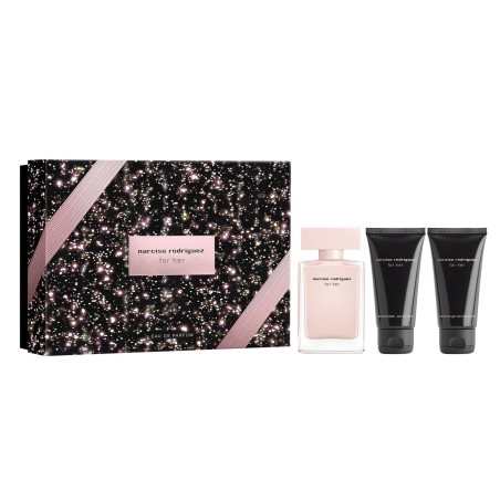 Narciso Rodriguez For Her Eau De Parfum 50 ml + Body Lotion 50 ml + Shower Gel 50 ml