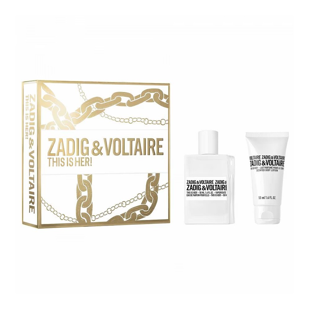 Zadig & Voltaire This Is Her Eau De Parfum 50 ml + Hydrating Body Lotion 50 ml