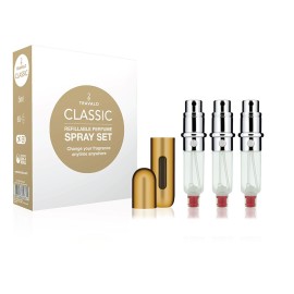 Travalo Classic HD refillable perfume sprayer gift setGold