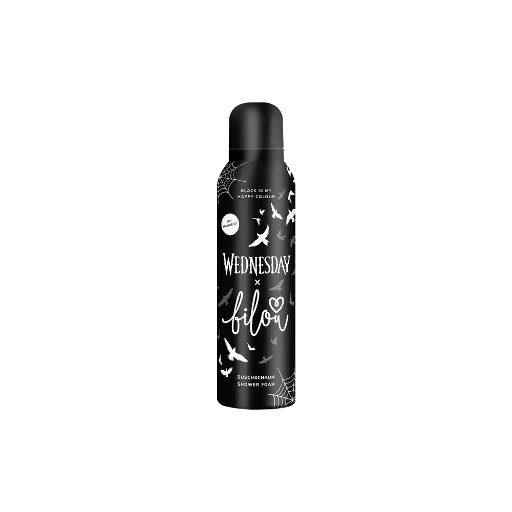 bilou Wednesday Black Is My Happy Color Shower foam 200 ml / 6.8 fl oz bilou Wednesday Black Is My Happy Color Shower foam 200 ml / 6.8 fl oz