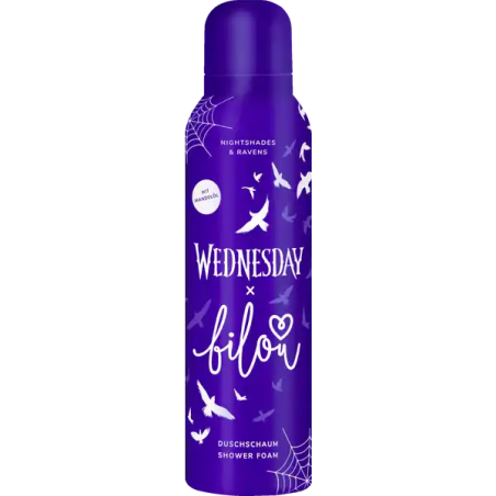 bilou Wednesday Nightshades & Ravens Shower Foam 200 ml / 6.8 fl oz