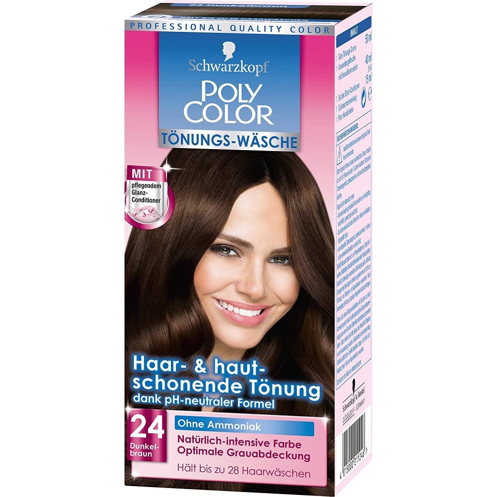 Schwarzkopf Poly Color Tonings Shampoo 24 Dark Brown Fresh Store Eu