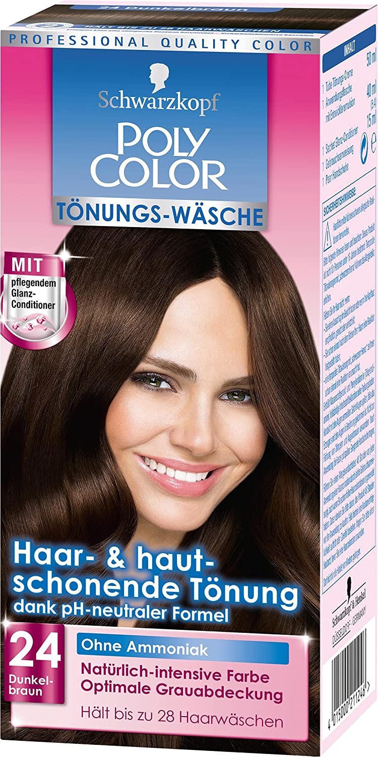 Schwarzkopf Poly Color Tonings Shampoo 24 Dark Brown Fresh Store Eu