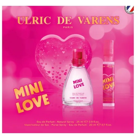 Ulric de Varens Mini Love Eau de Parfum 25 ml / 0.9 fl oz + 20 ml / 0.7 fl oz