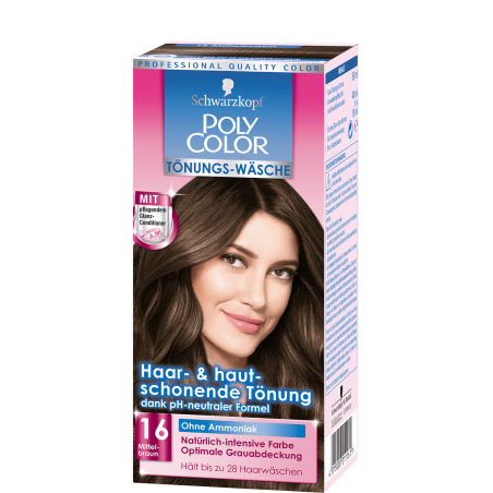 Schwarzkopf Poly Color Tonings Shampoo 16 Mittelbraun