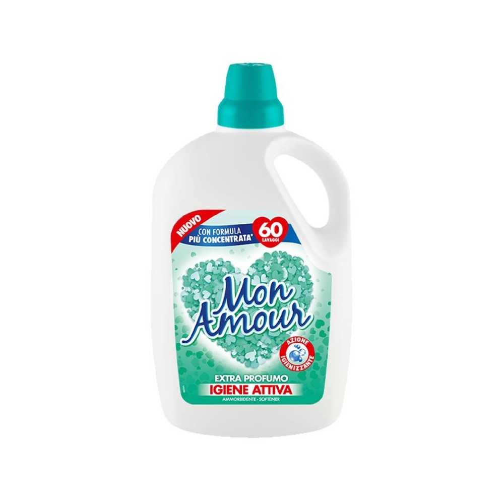 Felce azzurra mon amour softener 60 hygiene 3000 ml / 101.44 fl oz