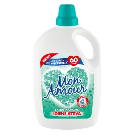 Felce azzurra mon amour softener 60 hygiene 3000 ml / 101.44 fl oz
