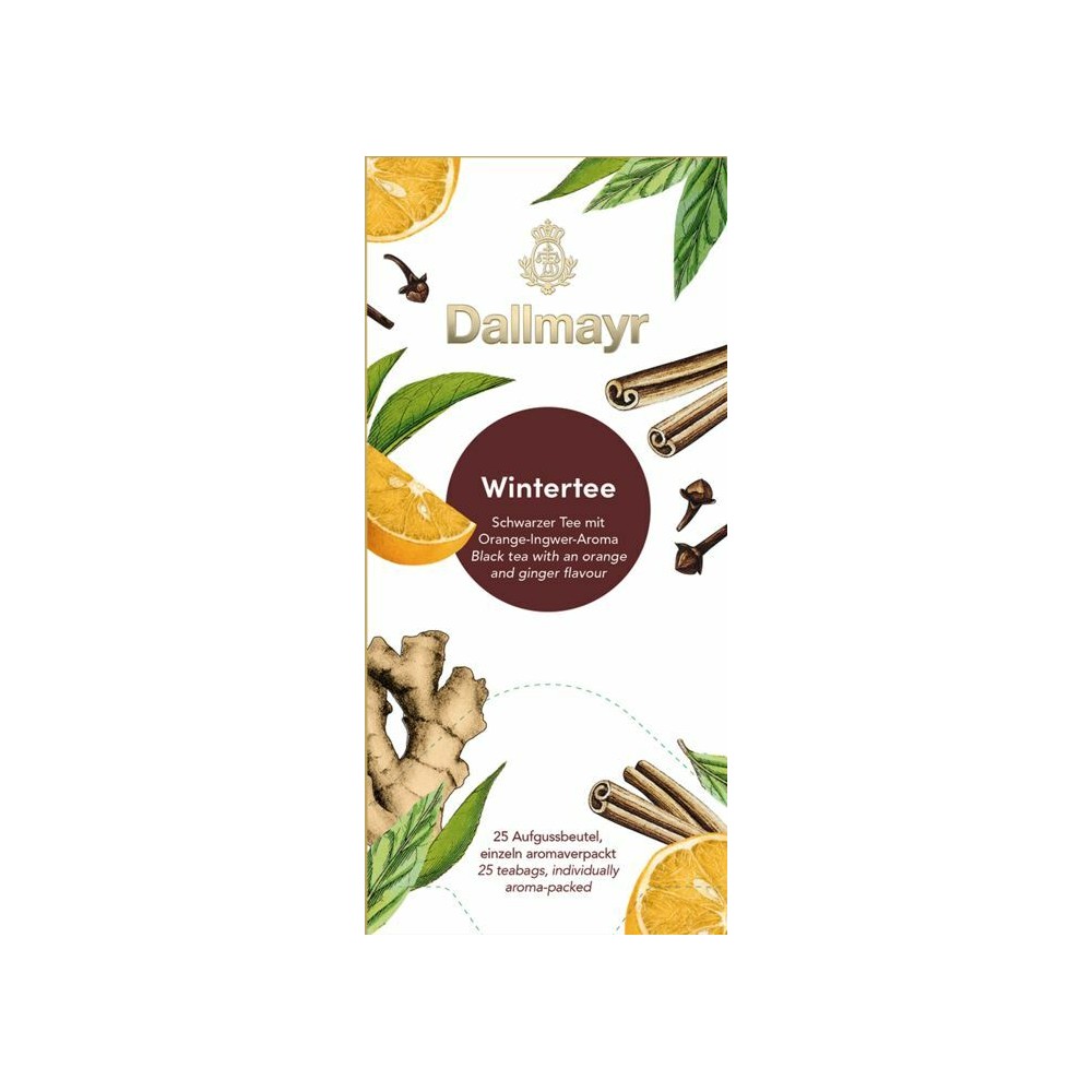 Dallmayr Winter Tea Orange Ginger 25 tea bags