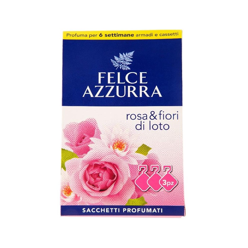 Felce azzurra scented bags rose 3 pcs