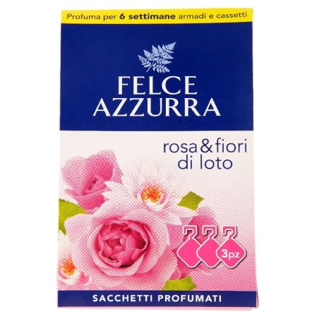 Felce azzurra scented bags rose 3 pcs