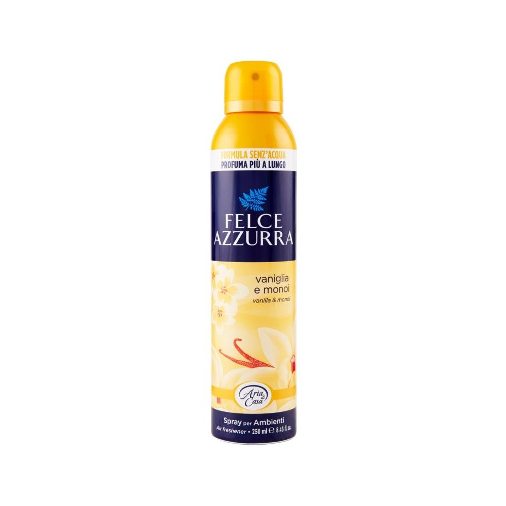 Felce azzurra house spray vanilla monoi deodorant 250 ml / 8.45 fl oz