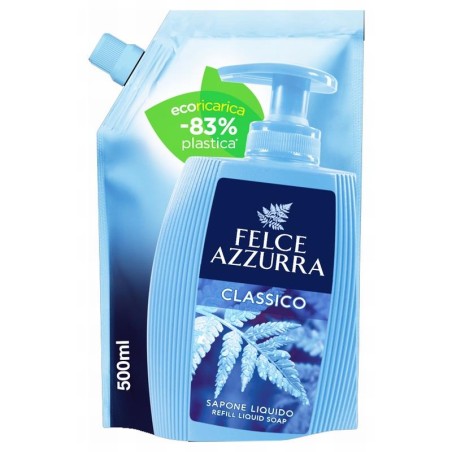 Felce azzurra soap bag classic 500 ml / 16.91 fl oz