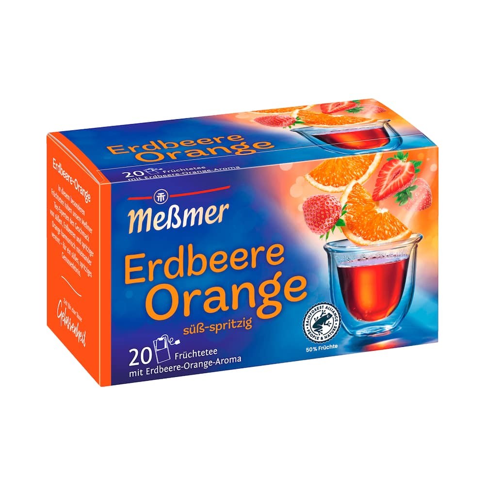 Messmer Strawberry Orange 20 tea bags