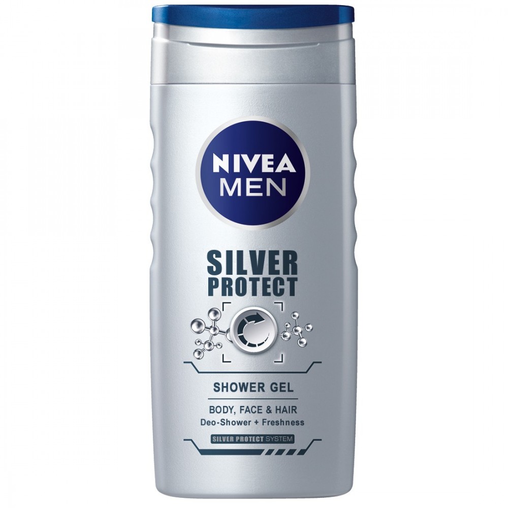 Nivea Men Silver Protect Duschgel 250 ml / 8,4 fl oz