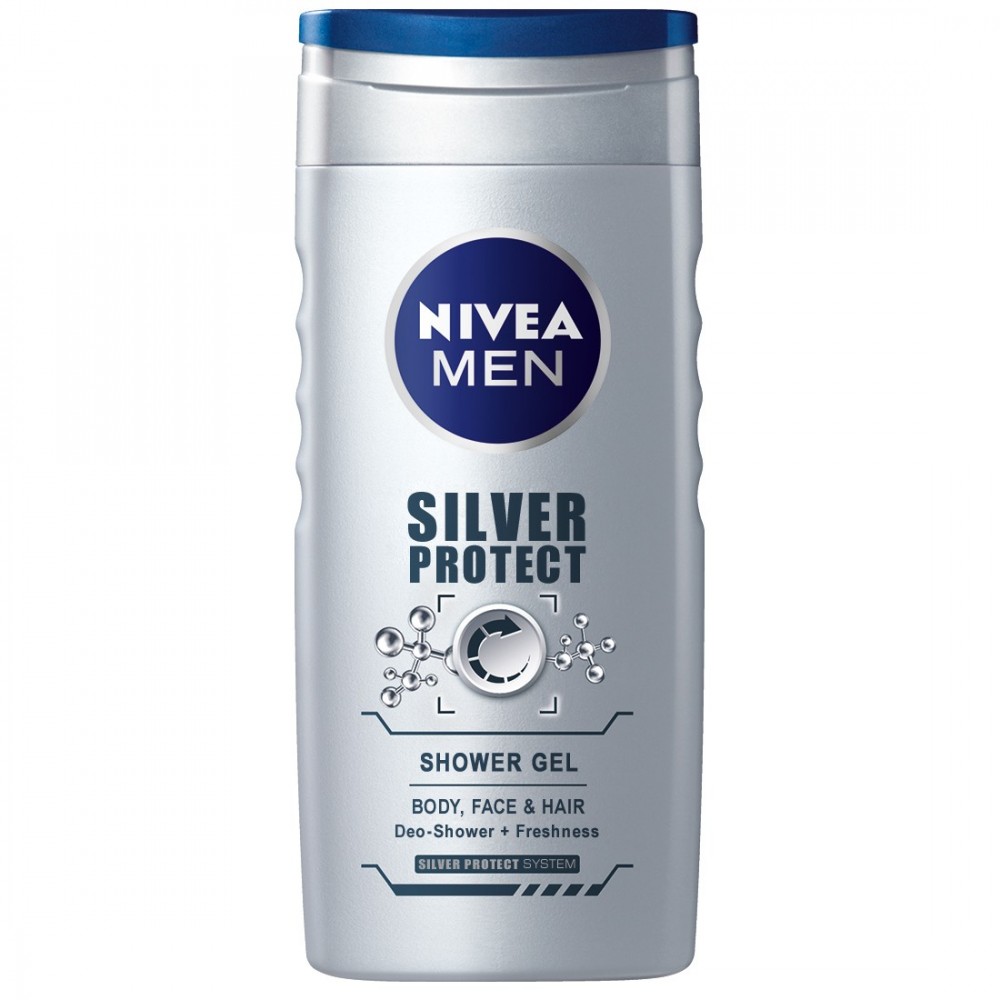 Nivea Men Silver Protect Shower Gel 250 ml / fl oz