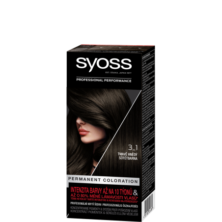 Syoss Hair Color (3-1 Dark Brown)