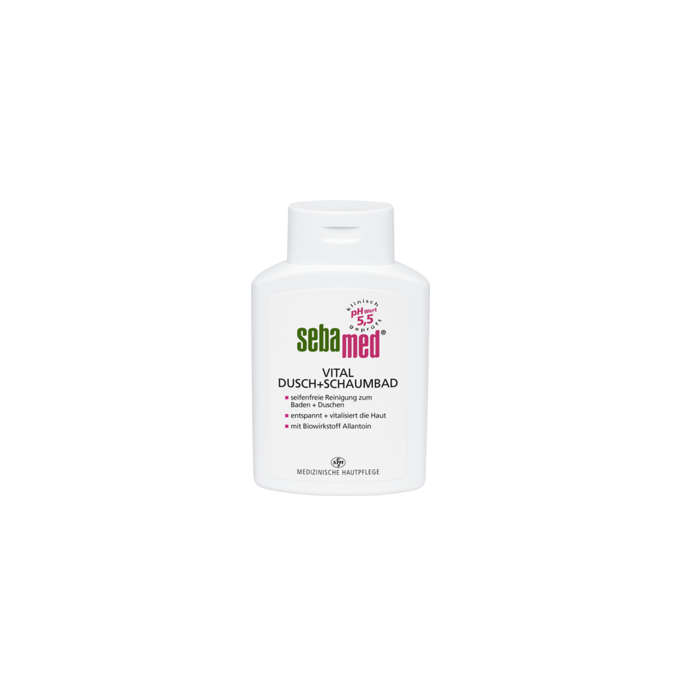 Sebamed Vital-Duschgel + Schaumbad 200 ml / 6,8 fl oz