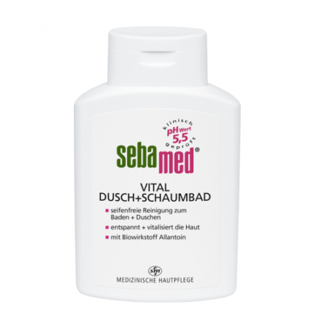 Sebamed Vital-Duschgel + Schaumbad 200 ml / 6,8 fl oz