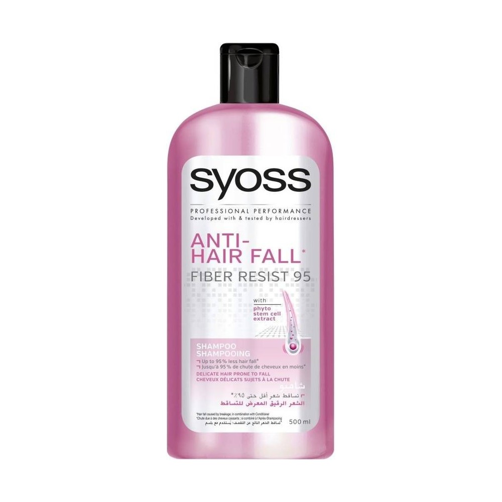 Syoss Anti-Hair Fall Fiber Resist 95 Shampoo 500 ml / 16.9 fl oz