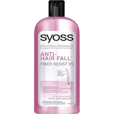 Syoss Anti-Hair Fall Fiber Resist 95 Shampoo 500 ml / 16.9 fl oz