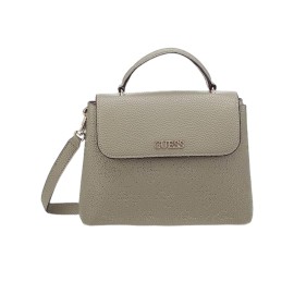 Guess, Amara, Synthetic Leather, 4G Logo, Textile Crossbody Bag, Sage, SG849318, 34 x 29 x 11 cm, For Women
