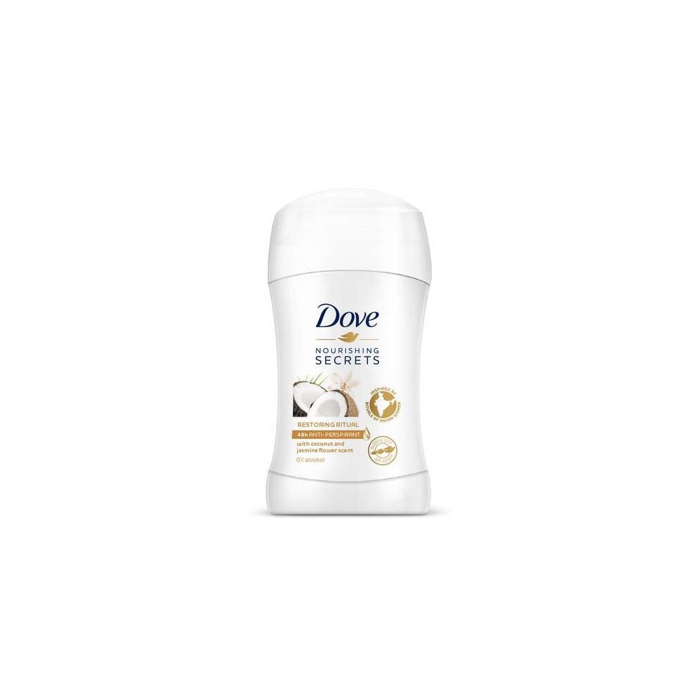 Dove Nourishing Secrets Kokosnuss & Jasmin Antiperspirant-Stick 40 ml / 1,3 oz