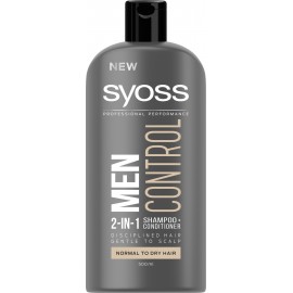 Syoss Men Control 2-in-1 Shampoo 500 ml / 16.7 fl oz