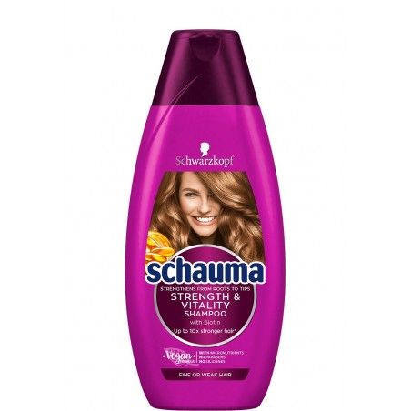 Schwarzkopf Schauma Strength & Vitality Shampoo 250 ml / 8.4 fl oz