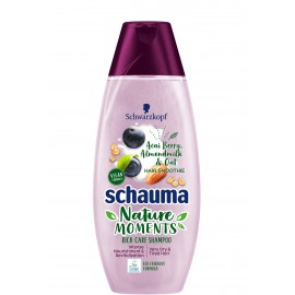 Schwarzkopf Schauma Nature Moments Hair Smoothie Acai Berry, Almond Milk & Oatmeal Shampoo 250 ml / 8.4 fl oz