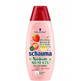 Schwarzkopf Schauma Nature Moments Hair Smoothie Strawberry, Banana & Chia Seeds Shampoo 250 ml / 8.4 fl oz