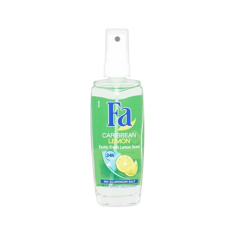Fa Caribbean Lemon Pump Spray Deodorant 75 ml / 2.5 oz