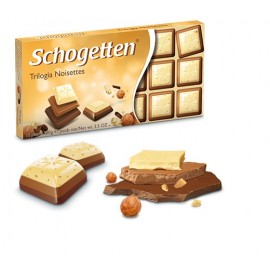 Schogetten Trilogia Noisettes Chocolate 100 g / 3.4 oz