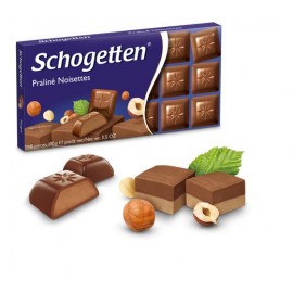 Schogetten Praliné Noisettes Chocolate 100 g / 3.5 oz