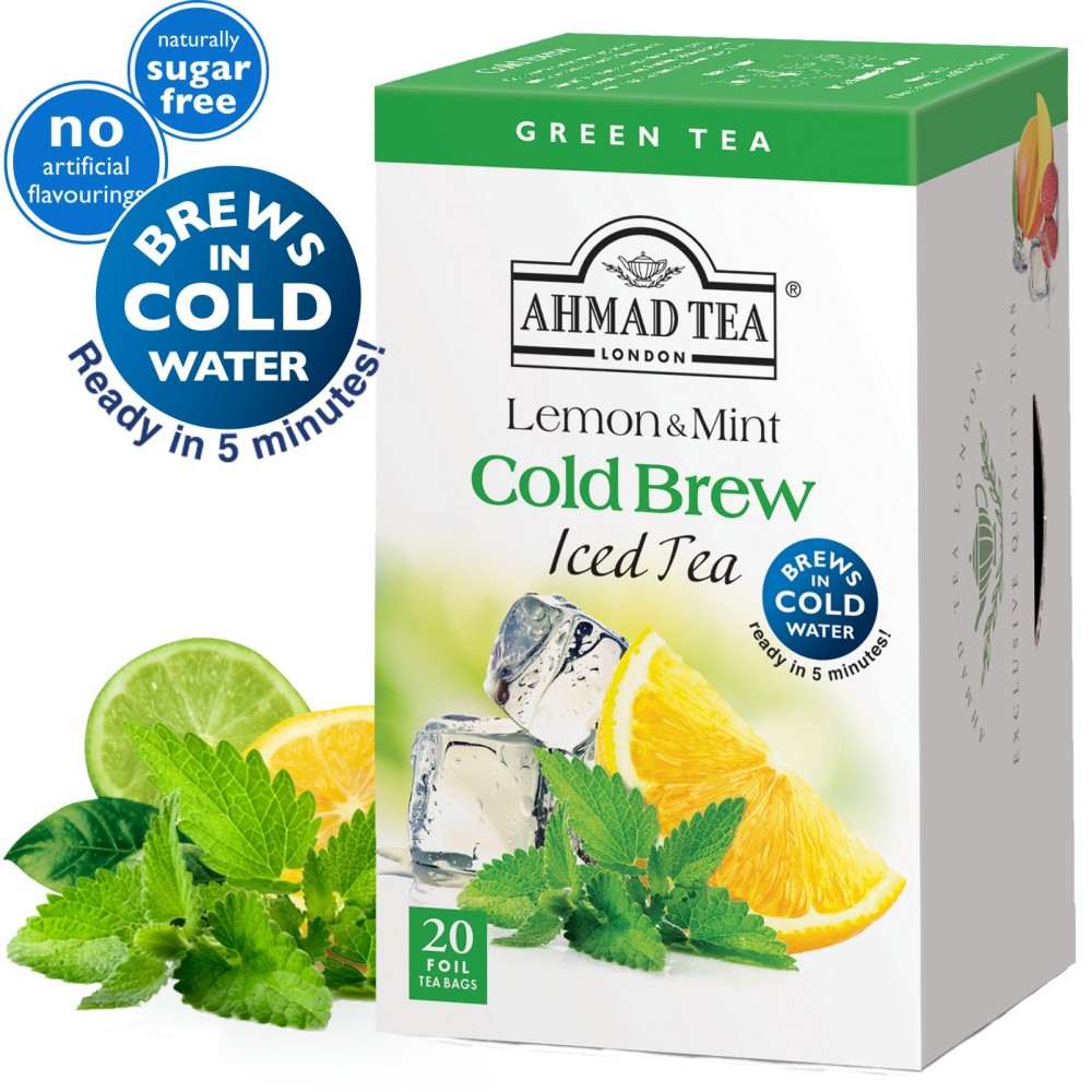 Ahmad Tea Cold Brew Iced Tea Lemon & Mint