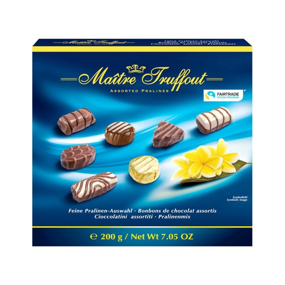Maitre Truffout Assorted Pralines 200 g / 7.05 oz