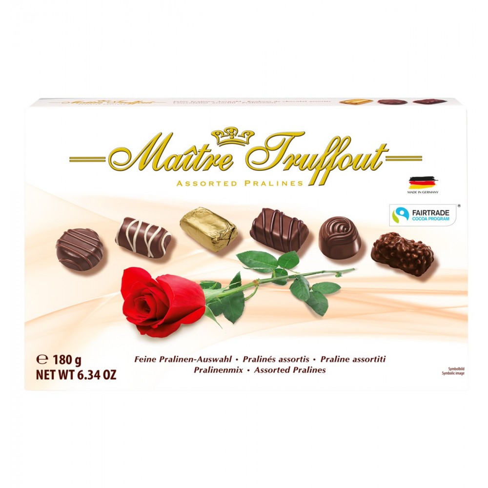 Maitre Truffout Assorted Pralines Rose 180 g / 6.34 oz