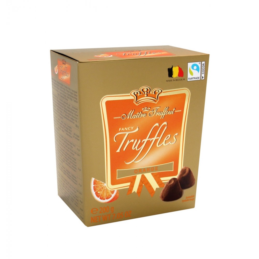 Maitre Truffout Fancy Truffles Orange 200 g / 7.05 oz
