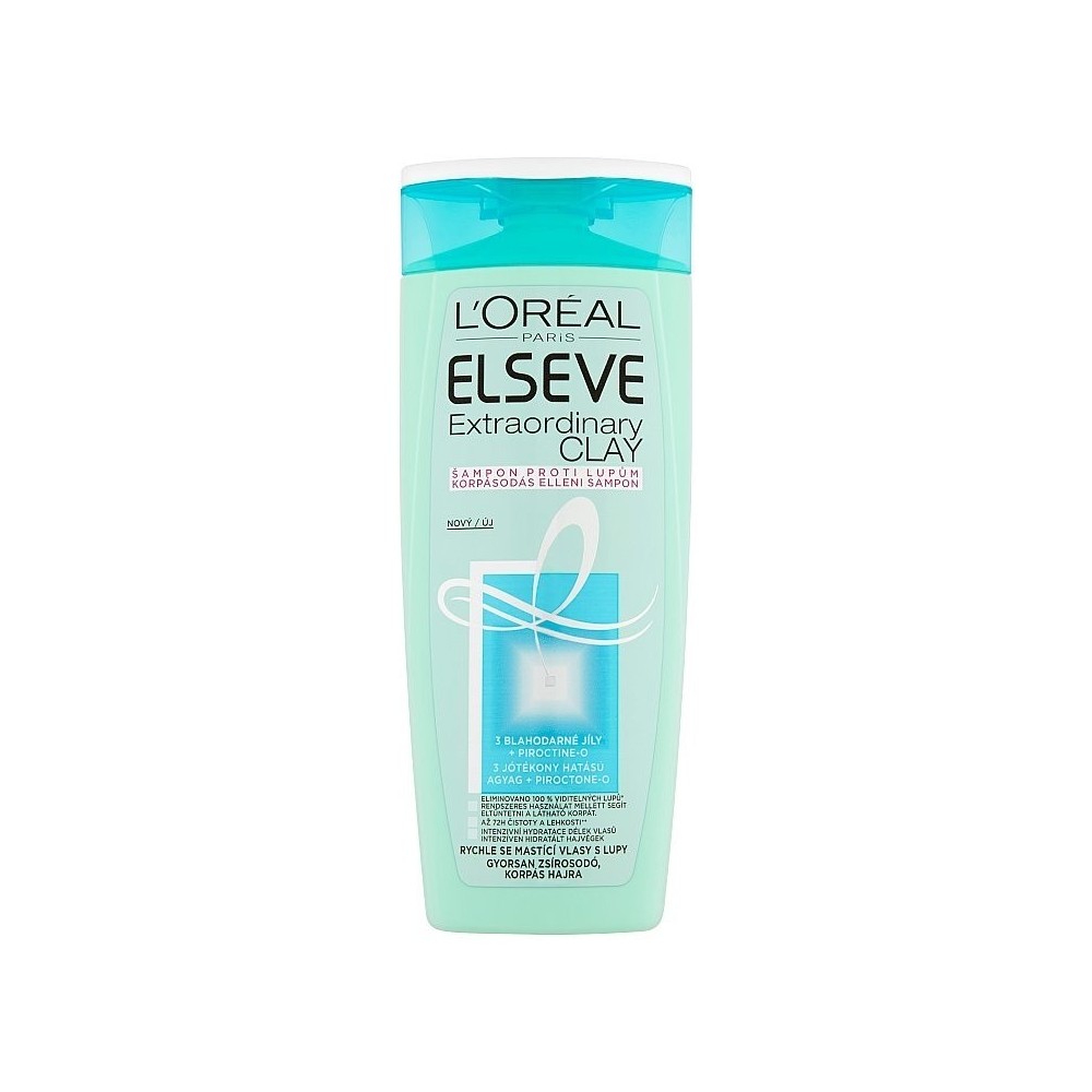 L'Oréal Elseve / Elvive Extraordinary Clay Anti-Dandruff Shampoo 250 ml / 8.4 fl oz