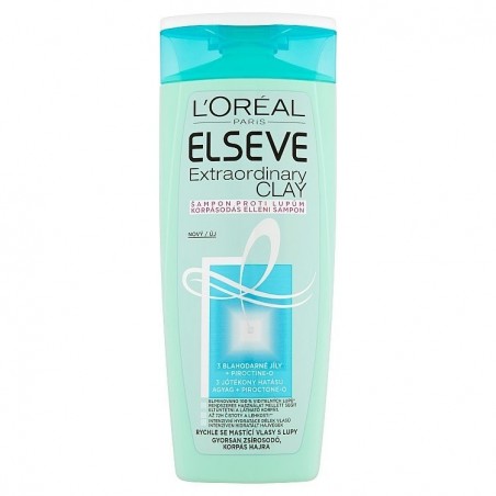 L'Oréal Elseve / Elvive Extraordinary Clay Anti-Dandruff Shampoo 250 ml / 8.4 fl oz