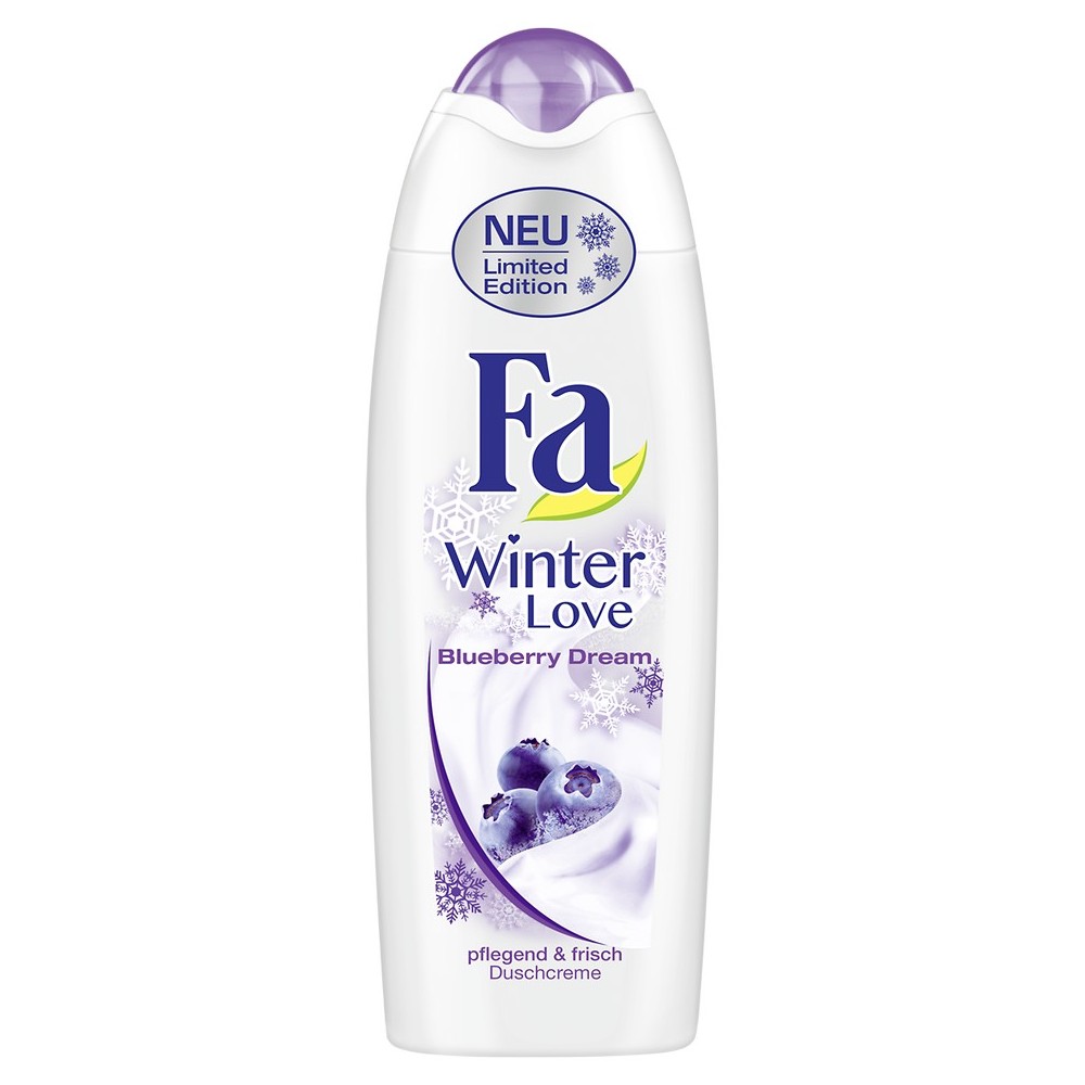 Fa Winter Love Blueberry Dream Shower Cream 250 ml / 8.4 fl oz