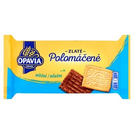 Opavia Zlate Polomacene Milk Wafers 100 g