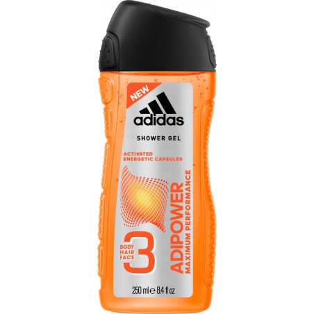 Adidas Adipower Shower Gel 250 ml / 8.4 fl oz