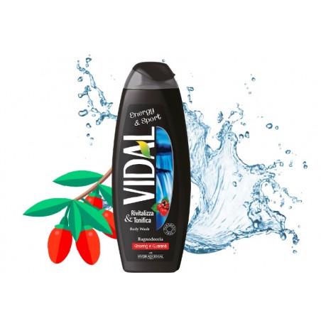 Vidal Energy & Sport Gel 250 ml / 8.4 fl oz