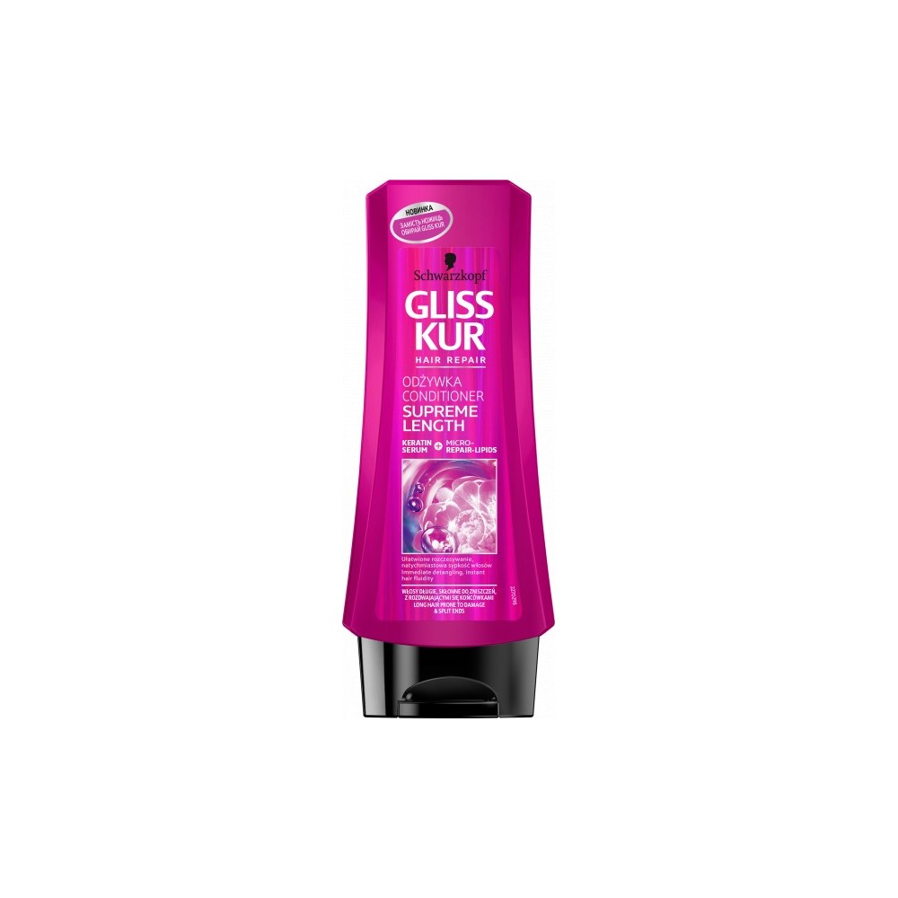 Schwarzkopf Gliss Kur Supreme Lenght Conditioner 200 ml / 6.8.fl oz