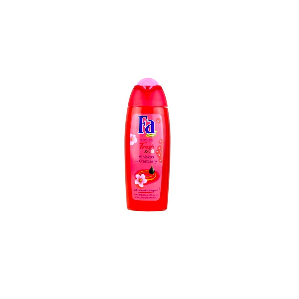 Fa Fresh & Oil Hibiscus & Cranberry Shower Gel 250 ml / 8.3 fl oz